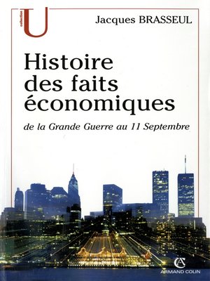 cover image of Histoire des faits économiques